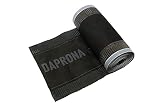 DAPRONA Firstband Alu 5m Anthrazit 1 Rolle - 330mm, Firstrolle, Gratband, Rollfirst, Dachabdichtung, Dachbelüftungsband