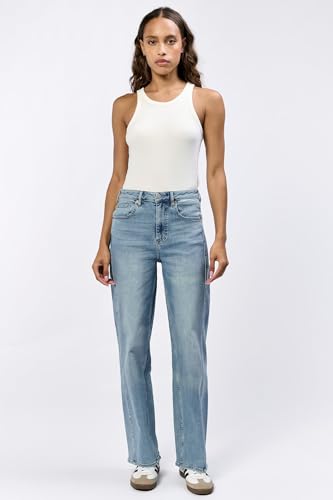 DEAR JOHN Tommy Straight Leg Women's Jeans High Rise2