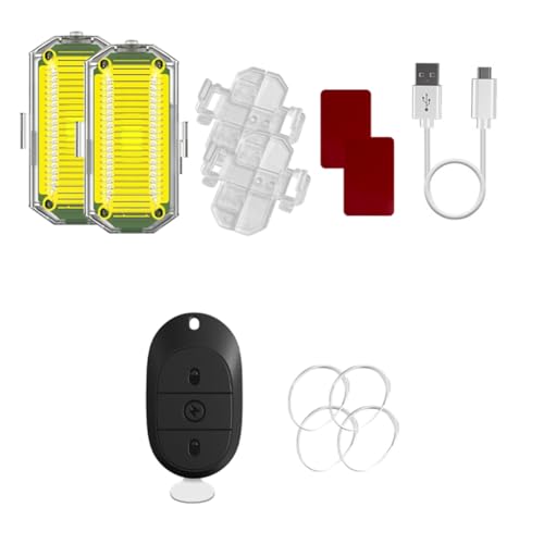 Luz estroboscópica LED inalámbrica de señalización para aumentar visibilidad en dron y coche