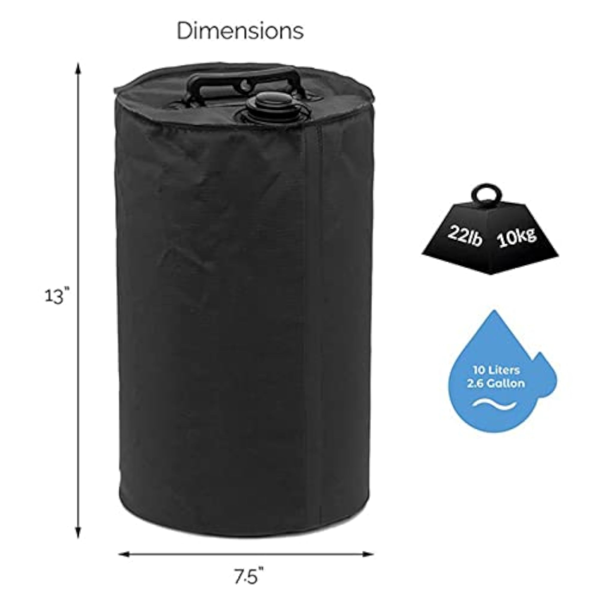 Canopy Weight Bag 20L PVC Tent Weight Water Bag