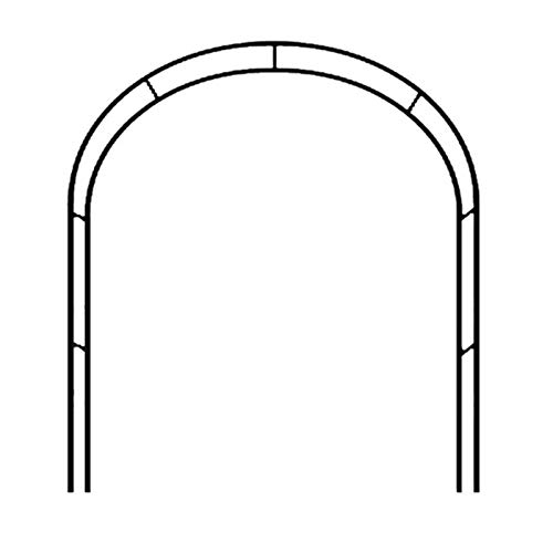 HUSPOO Metall Rosenbogen - Stabiles Gartenspalier Für Kletterpflanzen