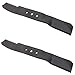Produktbild 2X 43 cm Mulchmesser Messer für Husqvarna Rider 111B 111B5 R112 C C5 5224495-10 5224495-03 Messersatz