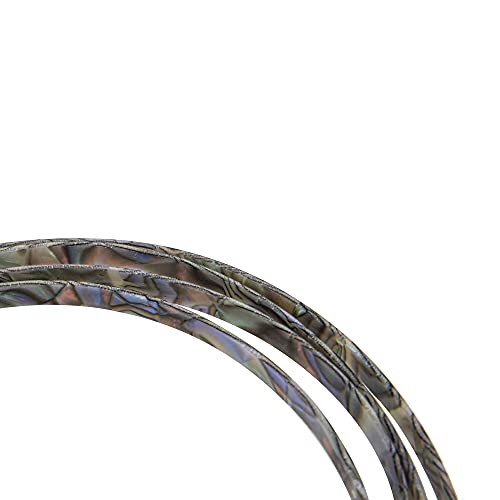 2Pieces Yootones Plastic Guitar Binding Purfling Strip 1650 X 6 X 1.5 Mm Compatible With Acoustic Classical Guitar #TOP3