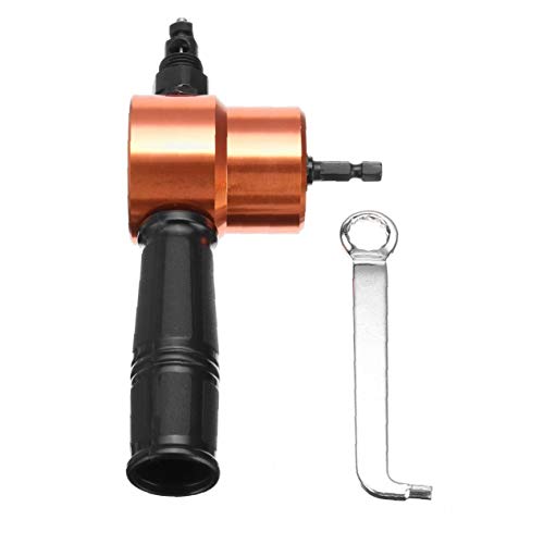 JIAWA Double Head Blech Knabber Cutter, 360 Grad justierbarer Bohrmaschine Knabber Tools Kit Industrie Suppies Schneide Cover