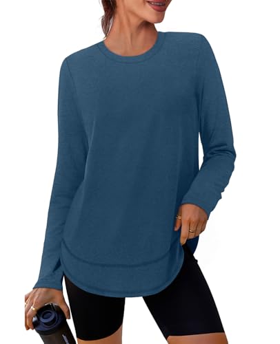 Image of XIEERDUO Women's Workout Tops Long Sleeve Shirts Sun Protection UPF 50+ Quick Dry Shirts for Hiking Running S-3XL