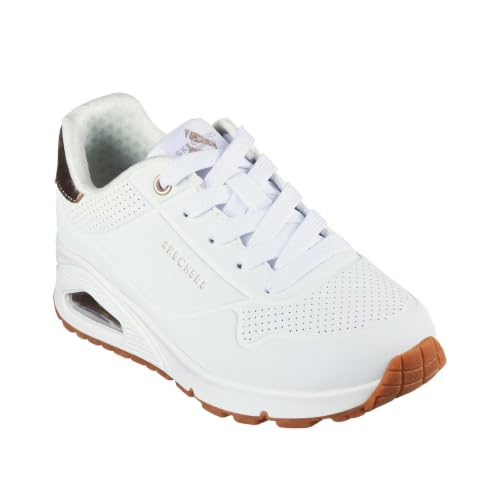 Image of Skechers Girl Uno Gen1 Shimmer Away Lace Up Shoe