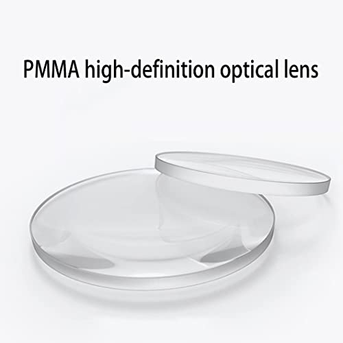 Lente d'ingrandimento portatile con luce LED, lente d'ingrandimento da lettura grande da 145 mm per anziani, ideale per degenerazione maculare e saldatura