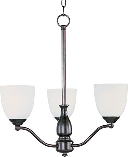 Maxim Stefan-Three Light Chandelier in Contemporary style-21 Inches Wide by 22 inches high-Oil Rubbed Bronze Finish