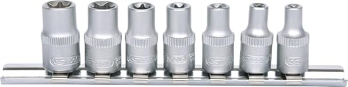 KS Tools 911.4355 Rail de douilles Torx 7 pièces