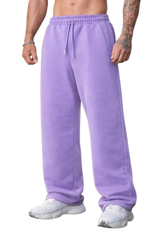 Image of Rockwell Men's Baggy Sweatpants | Cotton Terry Relaxed Fit Joggers for Men | Oversized Streetwear Track Pants | Casual Gym & Everyday Wear| 009