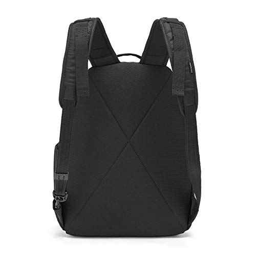 Pacsafe Metrosafe LS350 15 Liter Anti Theft Laptop Daypack / Backpack - with Padded 13" Laptop Sleeve, Adjustable Shoulder Straps, Patented Security Technology, Black - Image 4