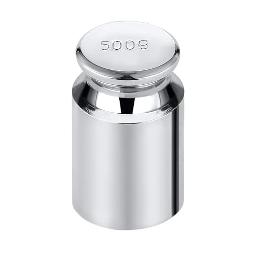 Single 500g Chrome Calibration Weight for Scales