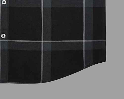 Image of GHPC 100% Cotton Checkered Half Sleeves Regular Fit Formal Shirt for Men
