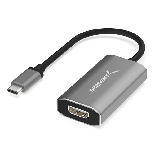 Ya en manzanajugosa.com: SABRENT Adaptador USB C a HDMI | 8K@60Hz 4K@120Hz | para MacBook, iMac y Windows [DA-UCH8]