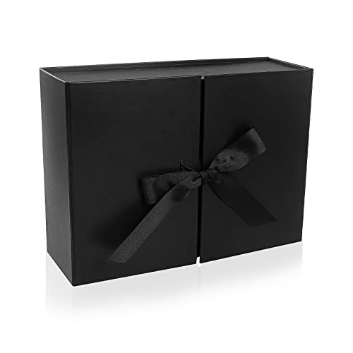 Geschenkbox Mit Schleife, Deckel, Schleifenband Und Geschreddertem Papier -...