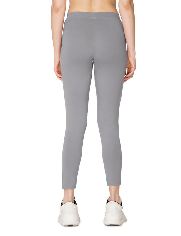 Image of VSTAR PL02 Women Ankle Length Stretchable Slim Fit Leggings with Secured Side Pocket | Moisture-Wicking | Soft Waistband & Cotton-Elastane Fabric