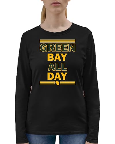 Go All Out Adult Green Bay Day Long Sleeve T-Shirt4