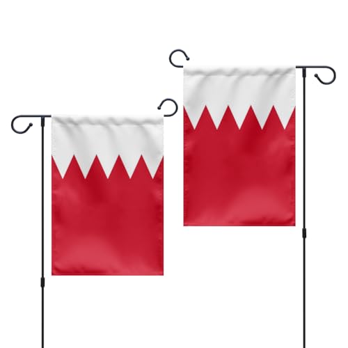 Drapeau de jardin Bahreïn 30,5 x 45,7 cm en maille polyester 220D double face