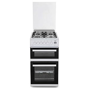 Beko EDG506W 50cm Double Cavity Gas Cooker – White