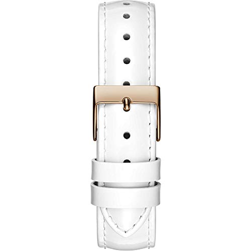 Image of GUESS Round 37mm White Dial Analog Women Watch - GW0098L4