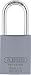 ABUS 83AL/40-300 S2 Schlage Rekeyable Padlock Aluminum Body with 1.5-Inch Shackle, Silver Zero-Bitted
