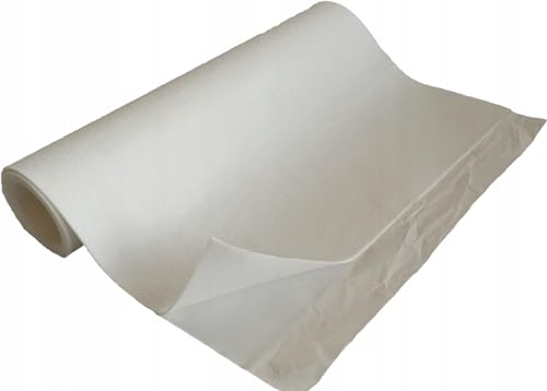 TAPHICEROS Rouleau de Tissu en Feutre Autocollant, Blanc, 100cm x 150cm 2mm, Matériau de rembourrage, Vendu au mètre, Tissu de revêtement de garniture...