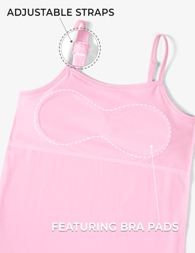 Image of BOOPH Girls Camisole Undershirts Kids Cotton Tank Tops Training Bra