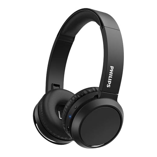 PHILIPS H4205BK/00 Cuffie Bluetooth con Tasto Bass Boost, Bluetooth, 29 Ore di Riproduzione, Funzione Ricarica Rapida, Isolamento dai Rumori, Richiudibile, Nero (Black)