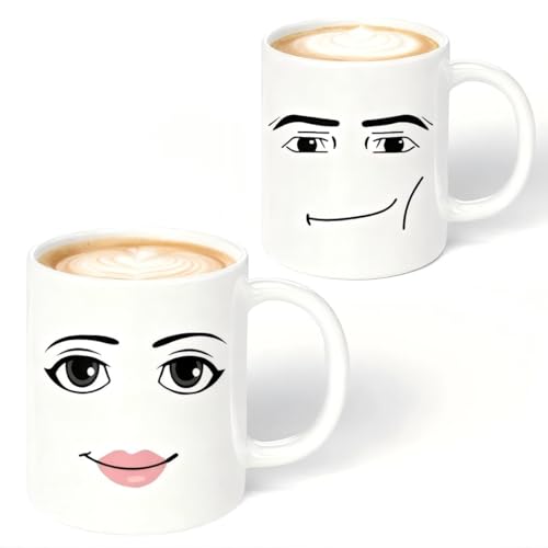 VUFVOID Man Face Ceramic Mug