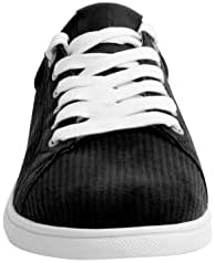 REVITALIGN Women's Avalon Corduroy Sneaker, Black, 12 | Image 1