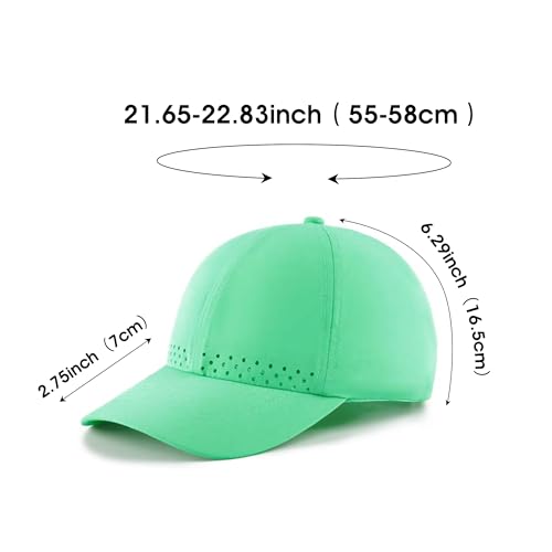 Image of HH HOFNEN Women Quick Drying Baseball Cap Sun Hat Unstructured Golf Hat
