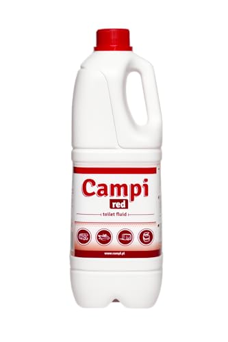 Campi red 2l WC Liquido para el deposito con agua limpia para enjuagar Concentrado