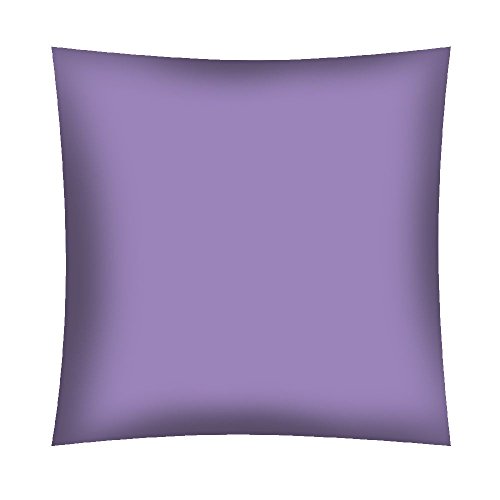 KiGATEX Kissenbezug 40x40 cm – 100% Baumwolle, weiche & langlebige Dekokissenhülle, waschbar, in vielen Farben – Ideal für Sofa, Bett & Wohnbereich - Lila