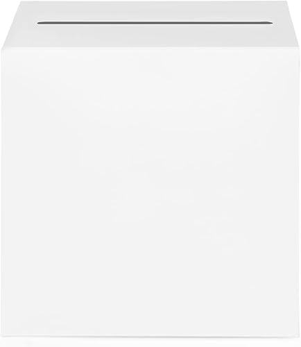 Miniatura 9 de Caja de tarjetas blanca para regalos de boda, buzón de cartón para recepción de boda, baby showers, aniversario, fiesta de cumpleaños, decoración de