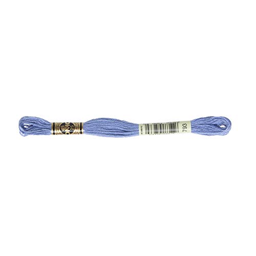 Image of DMC 6-Strand Embroidery Cotton Floss, Medium Cornflower Blue