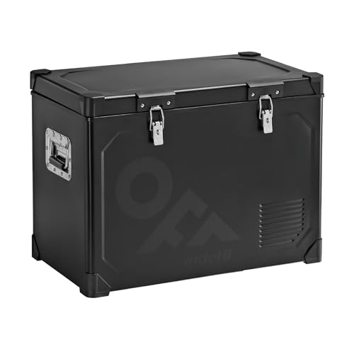 Indel B FRIGORÍFICO/CONGELADOR PORTÁTIL COMPRESOR TB46 ACERO NEGRO 12/24V 45 L