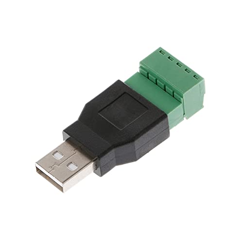 Fiche USB 2.0 mâle à vis 5 broches pour restaurer les câbles de votre bureau