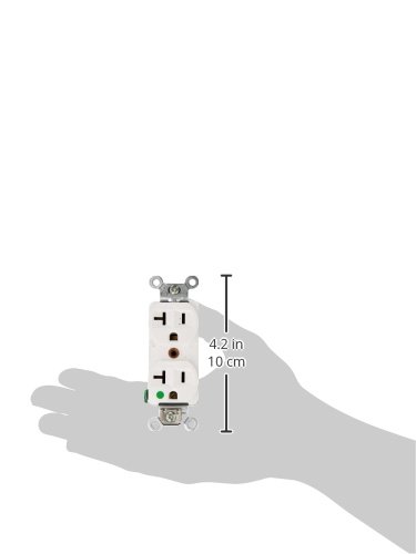 Hubbell Wiring Device-Kellems HBL8300HW Receptacle, Duplex