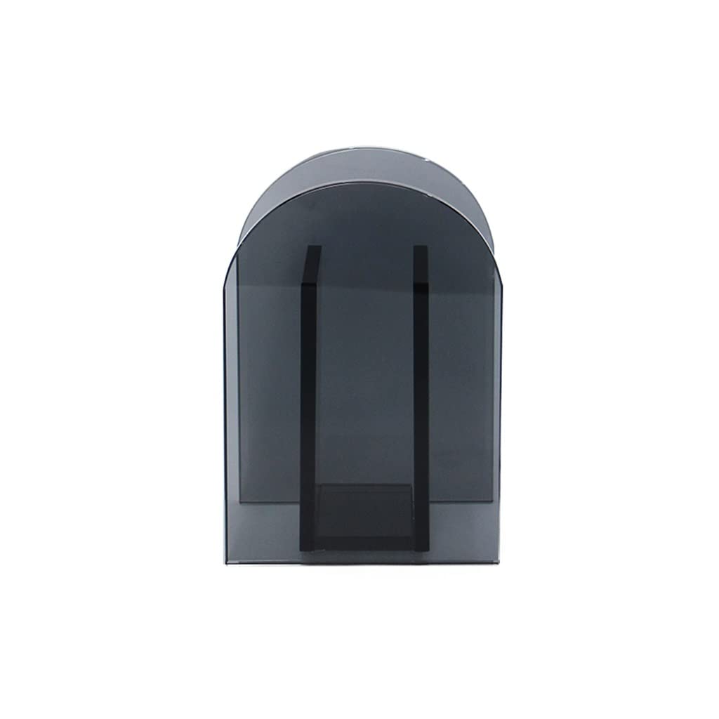 Vase en céramique grise au design moderne et finitions minimalistes