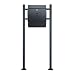 Produktbild MCTECH® Briefkasten Doppelrohr Standbriefkasten Gebürstetes Edelstahl Postkasten Mailbox Zeitung Wandbriefkasten Post Briefkastenanlage mit Zeitungsfach Doppelrohr Standbriefkasten (G,353*141*421mm)