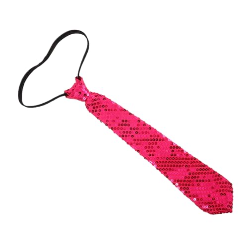 SAFIGLE Sequin Bow Tie for Dance Performances Sparkly Necktie for Street Dance Parties Versatile and Comfortable Festive Accessory Durable Craftsmanship Retro Design