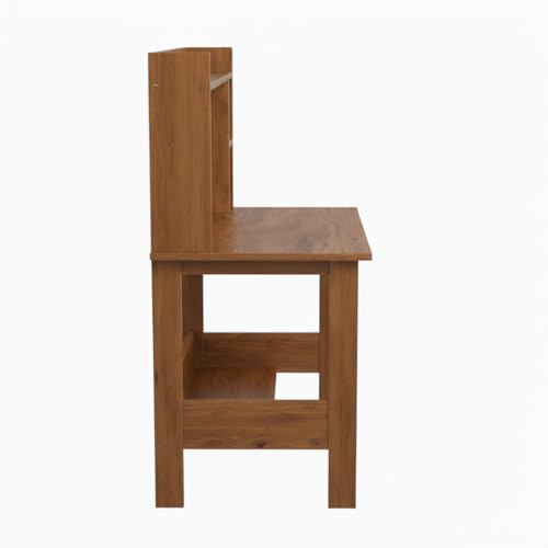 Image of Wudyhub Computer Home /Office Desk | Writing Study | Laptop Table | Modern Simple Desk | Small Desks for Small Spaces | Sturdy Desk for Home, Office, Bedroom, Living Room (ST-11-Brown)