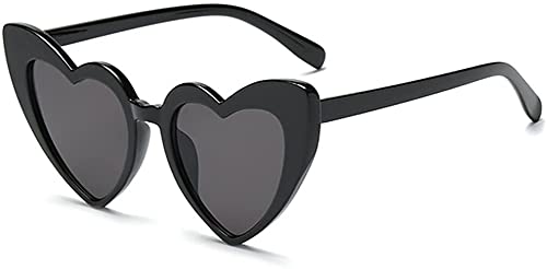 Jubilant Heart Shaped Sunglasses for Women Girls Ladies Vintage G...