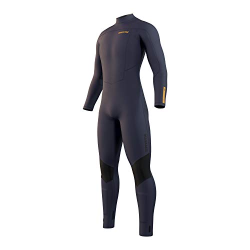 Mystic Watersports - Surf Kitesurf & Windsurf Hombre Marshall 5/3mm Traje de Neopreno con Back Zip - Azul Noche - Estiramiento fácil