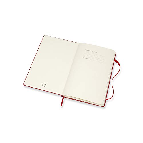 Moleskine 18 Month 2020-2021 Weekly Planner, Hard Cover, Large (5" x 8.25") Red - Thumbnail 3