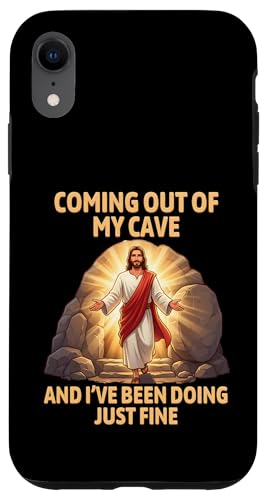Jesus Resurrection Coming Out My Cave �ʔ����C�[�X�^�[ �X�}�z�P�[�X iPhone XR �p