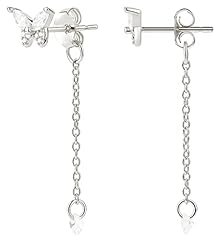 Butterfly CZ / Sterling Silver