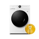 Midea MF20ED80WB Freestanding Washer Dryer, BLDC Motor, Bright LED Display Lunar Dial, Health Guard, Steam, 1400RPM, 8 kg/6 kg load, APP Control, White