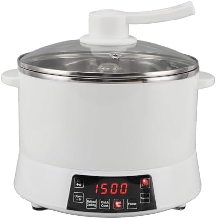 Electric Rice Cooker, Rice Cooker with 12H Timed Reserve Lifting Fast Cooking fo
