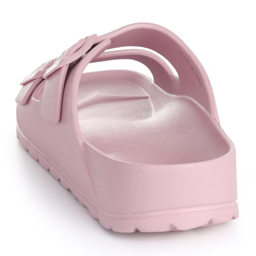 Image of KIDMI Medium Arch Support EVA Beach Sandals for Women | Women's Adjustable Buckle Straps Waterproof Pool Sandals, Comfortable Slip on Summer Slides for home and Casual Walks